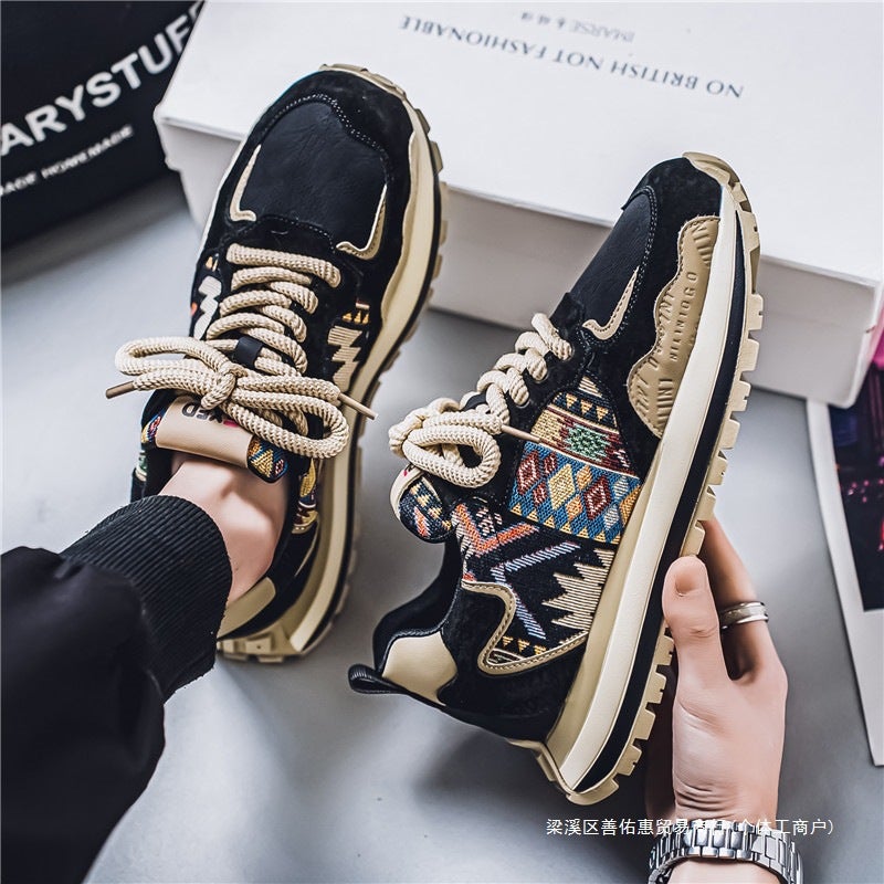 National Tide Joint European Station Men'S Shoes Winter Explosions Casual Forrest Gump Sneaker Men'S Advanced Sense Tide Brand Torre Tide Shoes - Image 4