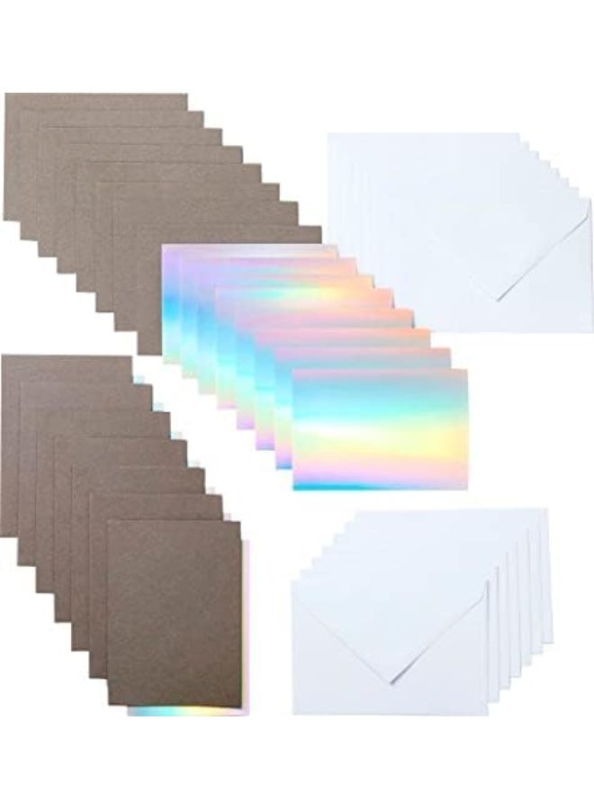 Cricut Joy Holographic Insert Cards Gray And Silver - Image 2