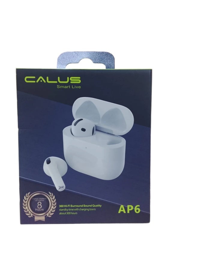 كالوس سماعات أذن بلوتوث لاسلكية Calus AP6 TWS، تجربة صوت هاي فاي 360 درجة مع شحن سريع - Image 1