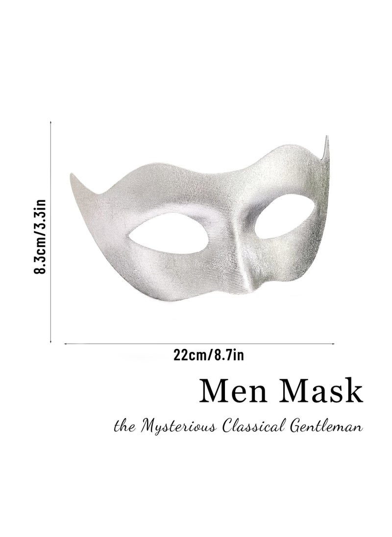 Generic Masquerade Mask for Men Classic Vintage Venetian Mens Mask Lightweight Gentle, Specially for Costume, Theme Parties, Cosplay Mardi Gras, Super Hero Mask Accessory  - Image 4