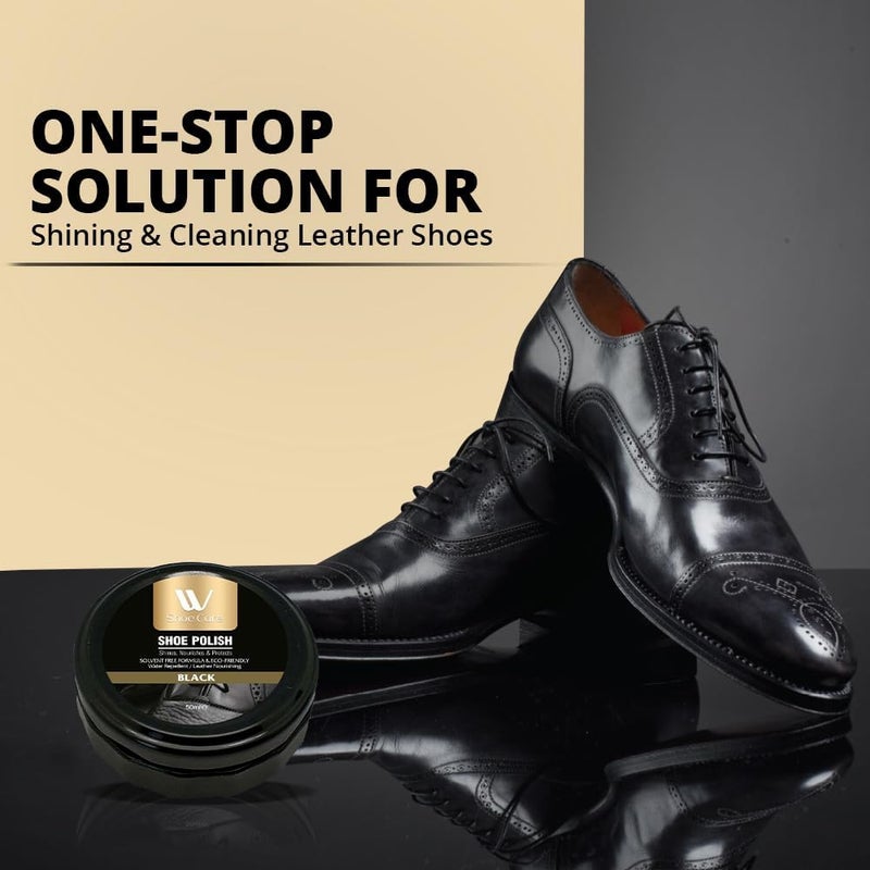 WBM W Shoe Care Black Boot  Shoe Shine Polish50ml - Image 2
