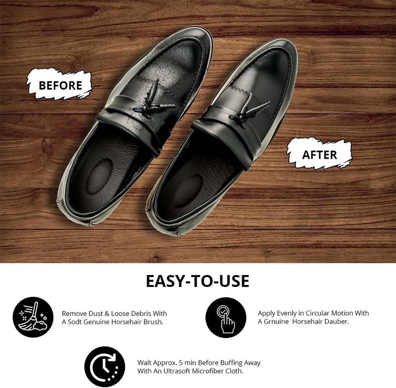 WBM W Shoe Care Black Boot  Shoe Shine Polish50ml - Image 4