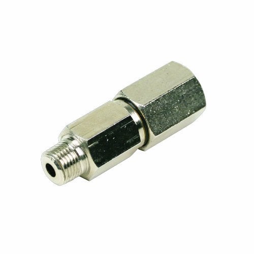 Viair 92832 1/4" Male to 1/4" Female NPT Nickel Plated Check Valve, Gold - Image 3