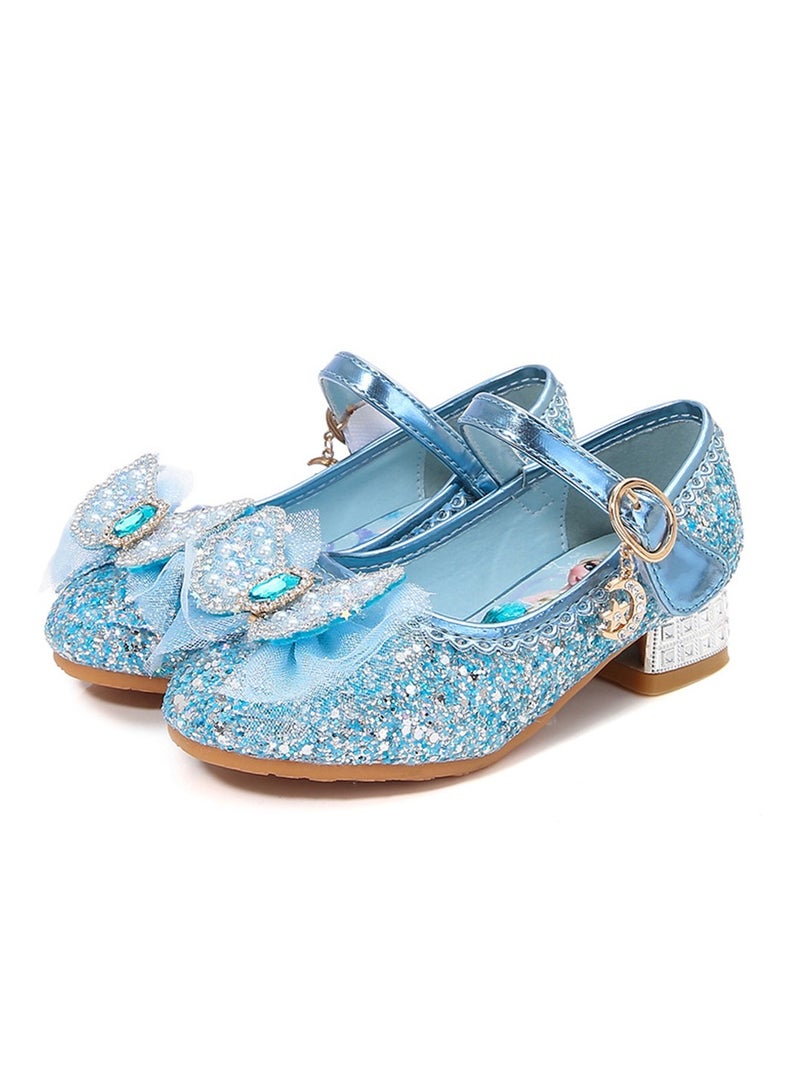 Girls high heel princess shoes new style girls fashion baby shoes - Image 1