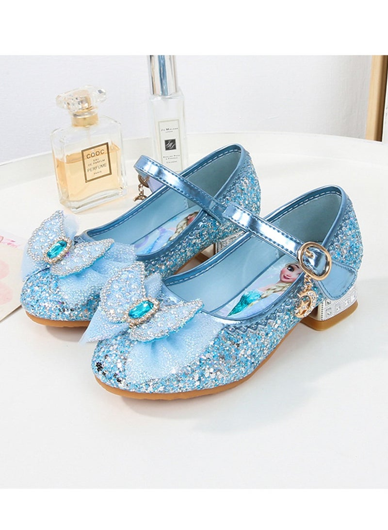 Girls high heel princess shoes new style girls fashion baby shoes - Image 2
