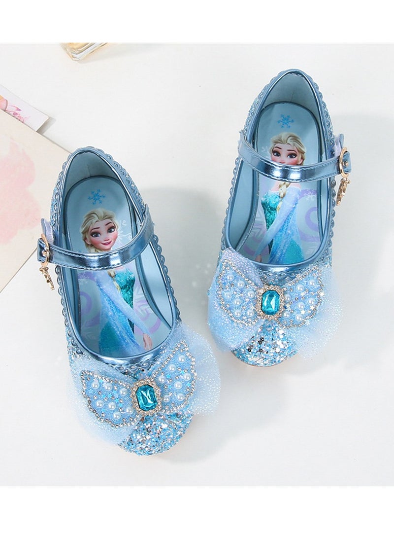 Girls high heel princess shoes new style girls fashion baby shoes - Image 4