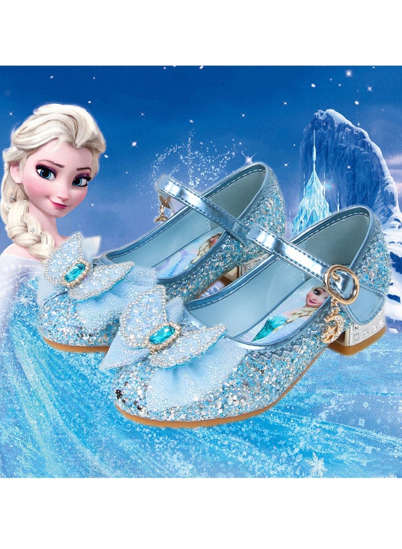 Girls high heel princess shoes new style girls fashion baby shoes - Image 5