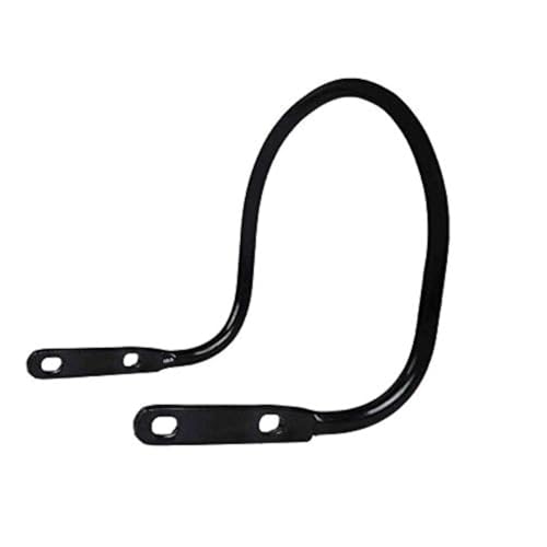 Autovea Hard Metal Heavy Duty Bike Rear Seat Handle Support, Black for Royal Enfield Classic 350, Rexine and Steel - Image 1