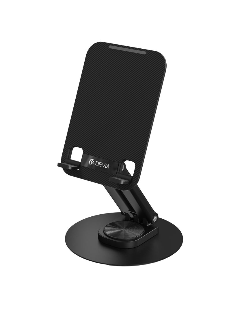 ديفيا استاند حامل هاتف مكتبي قابل للطي، حامل للجوال يدور 360 درجه ،حامل واستاند للجوال بجوده عاليه،تحكم قابل للتمدد والدروان من ماركة ديفيا - Image 1