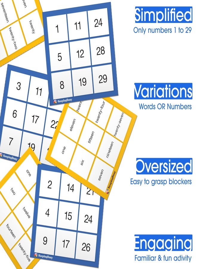 Keeping Busy Number Bingo Dementia Activities for Seniors | Alzheimer Products for Elderly Patients | Fun Memory Game Toy & Cognitive Brain Puzzle for Senior Citizens w/Memory Loss or Alzheimers - Image 4