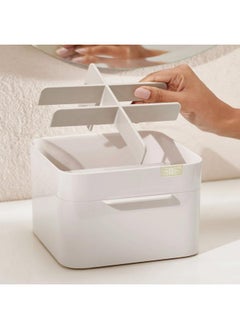 Joseph Joseph Viva Cosmetic Organiser With Drawer, Medium, White  - Image 4