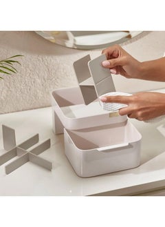 Joseph Joseph Viva Cosmetic Organiser With Drawer, Medium, White  - Image 5