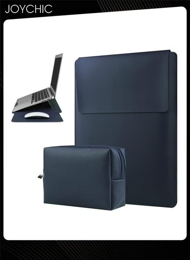 Joychic حقيبة لابتوب محمولة بحجم 13 بوصة مع قاعدة قابلة للتعديل، حقائب تابلت متعددة الوظائف مقاومة للماء مع حقيبة شاحن للعمل والمكتب والأنشطة الخارجية - Image 1