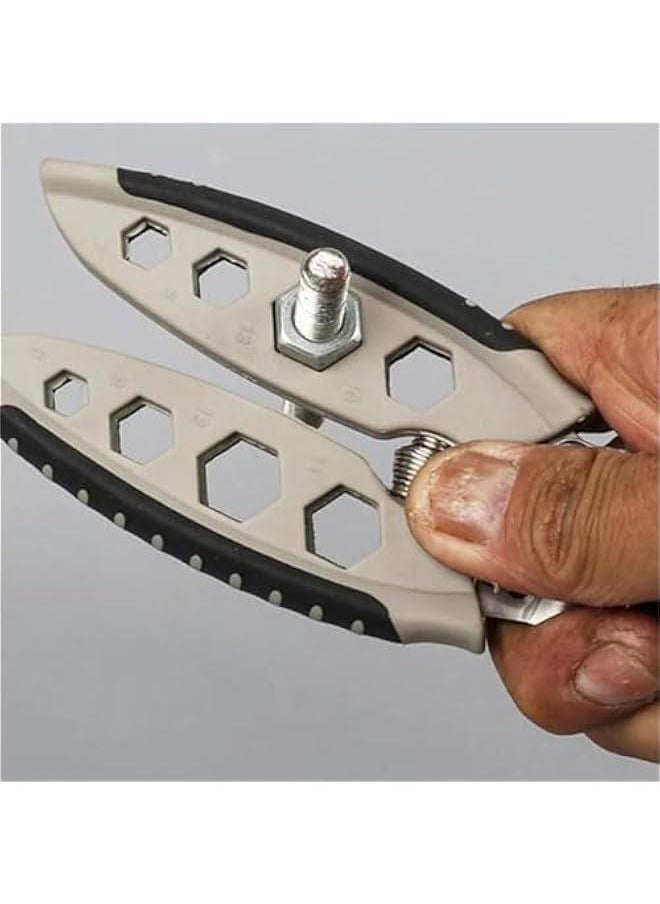MOXO - Wire Strippers for Electricians,7Inch Multipurpose Wire Stripper,Electrician Wire Stripper,Stripping Cutting Crimping Splitting, for Stripping, Cutting and Crimping - Image 1