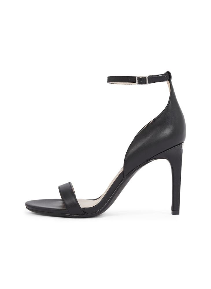 CALVIN KLEIN LEATHER HEELED SANDALS - 9 CM  - Image 2