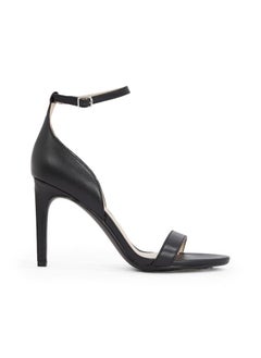 CALVIN KLEIN LEATHER HEELED SANDALS - 9 CM  - Image 1