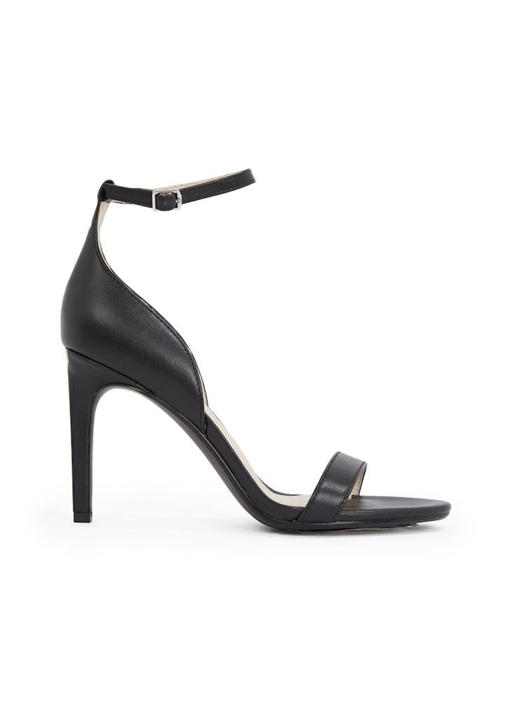 CALVIN KLEIN LEATHER HEELED SANDALS - 9 CM  - Image 1