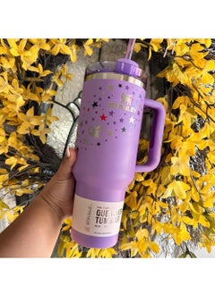 Olivia Rodrigo Limited Edition 40oz Stanley Quencher H2.0 Flowstate Tumbler – Vacuum Insulated Stainless Steel Travel Cup with Leak-Resistant Lid, Ergonomic Handle & Straw – Keeps Drinks Hot or Cold for Hours – Stylish Gift for Fans & Beverage Lovers