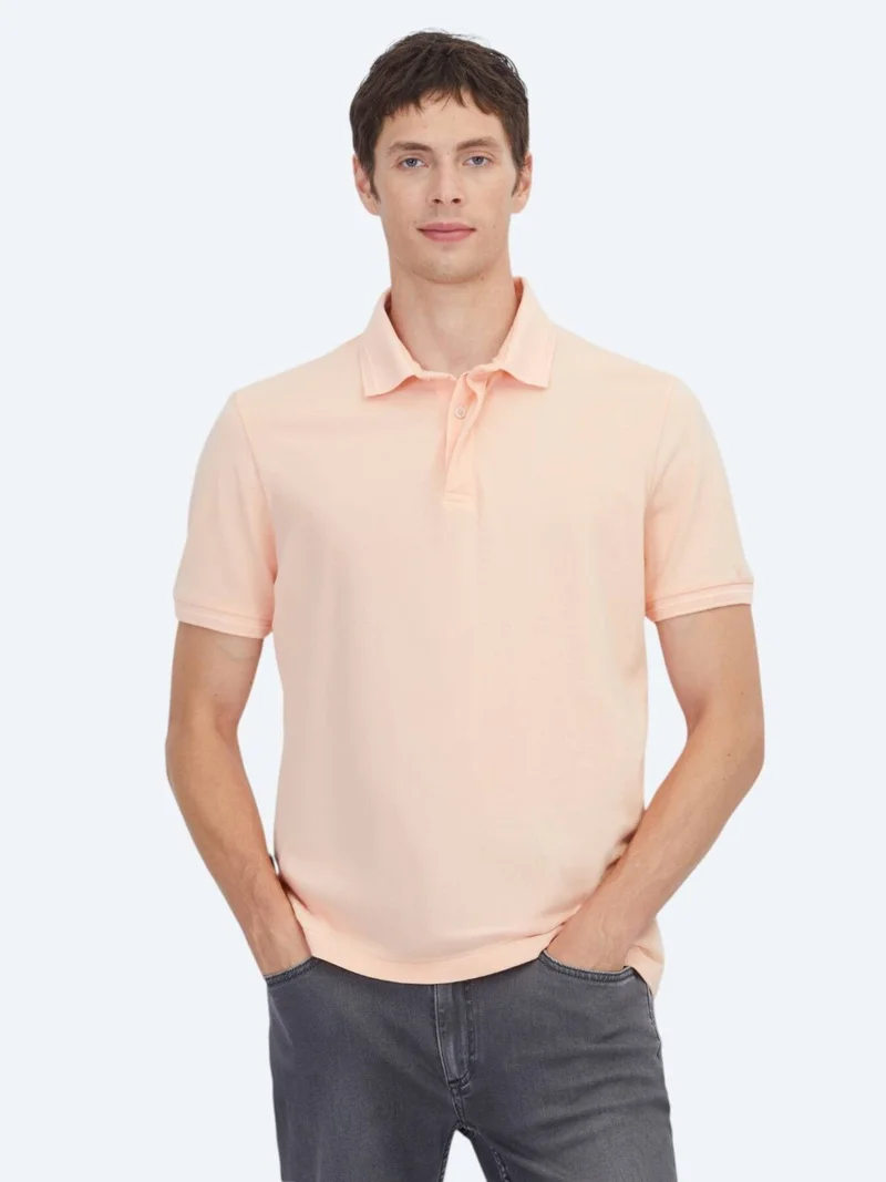 Kip Pink Plain 100% Cotton T-Shirt