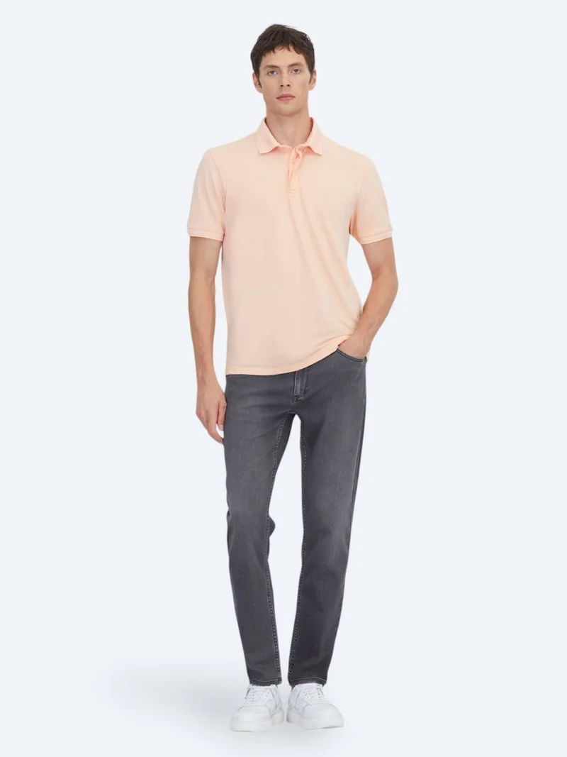 Kip Pink Plain 100% Cotton T-Shirt
