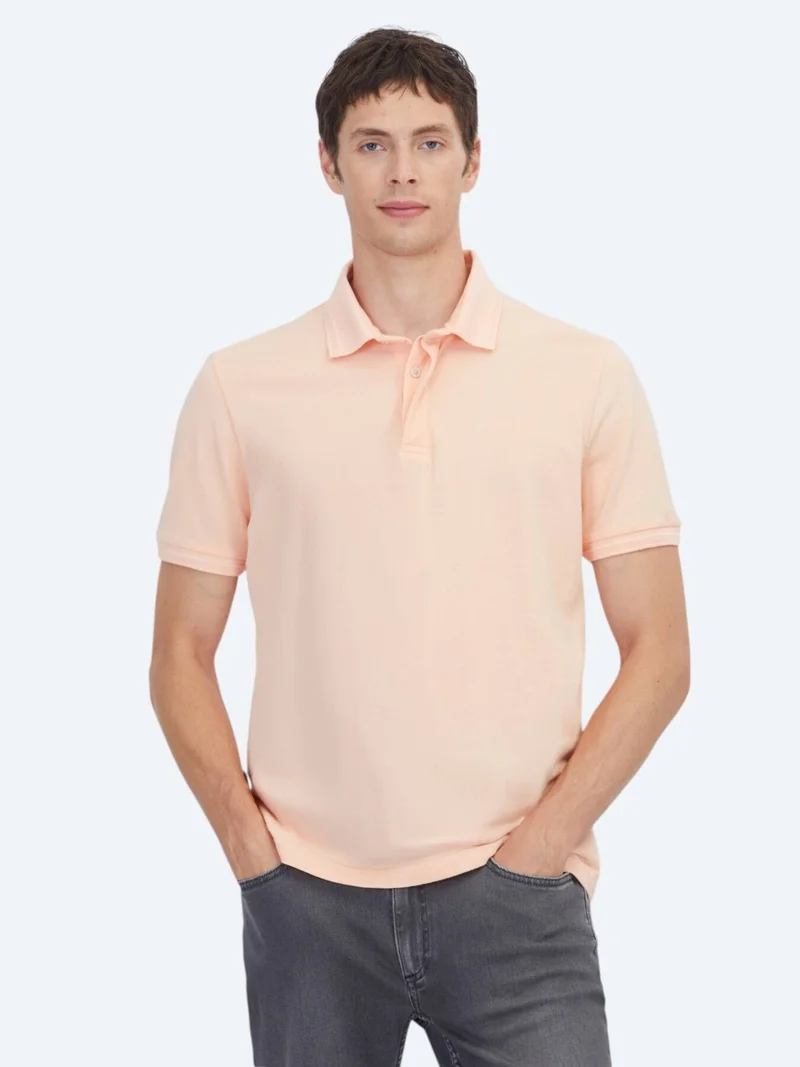 Kip Pink Plain 100% Cotton T-Shirt