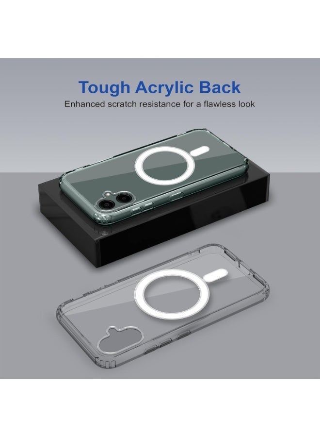 ACLIX Magnetic Case for Samsung Galaxy A07 [Shockproof & Slim] Clear Hard Back Cover with high-Grade Protection - Image 3