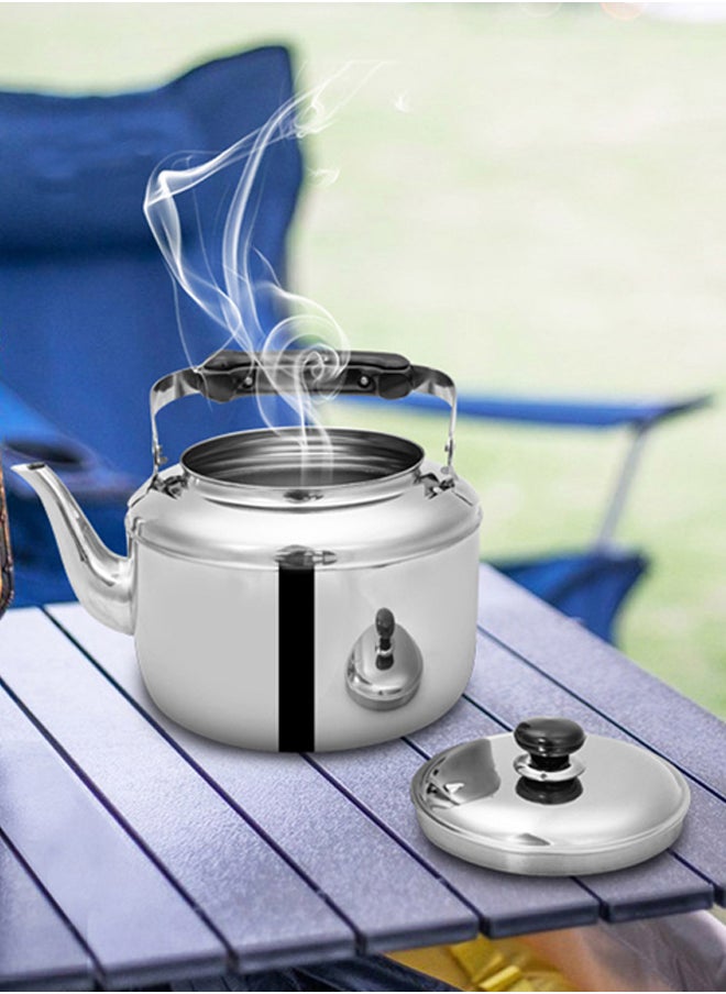 AL SANIDI - Korean teapot, Stainless steel teapot, Silver, capacity 4 L - Image 1
