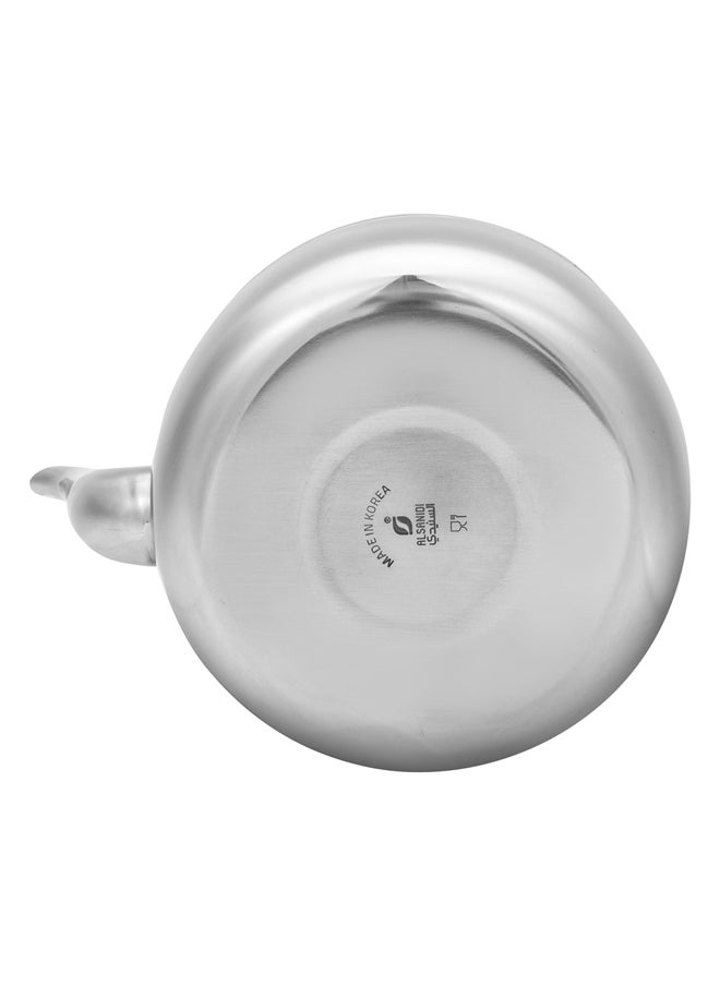 AL SANIDI - Korean teapot, Stainless steel teapot, Silver, capacity 4 L - Image 1