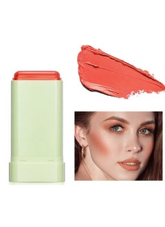 Vibely On The Go Blush,Blush Stick Blush Makeup Wand, Cream Blush For Cheeks Tint,Long-Wearing,Natural-Looking Face Foundation Nude Orange Blusher for Daily Wear 3D Wonder Stick #V02  - Image 2