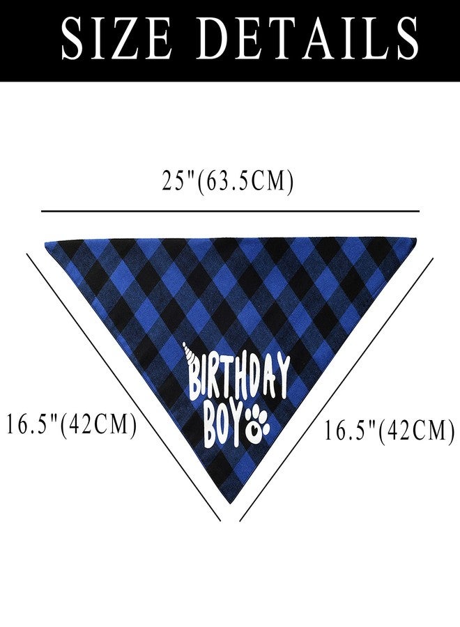Avaner Dog Birthday Bandana Set, Pet Birthday Party Hat Bandana Bowtie Set for Small Medium Dogs Cats - Image 3
