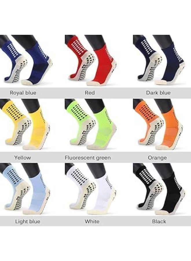 جوارب لكرة القدم مضادة للانزلاق، جوارب رياضية وكرة السلة والطائرة - زوج واحد ( متعدد الألوان ) - Image 2