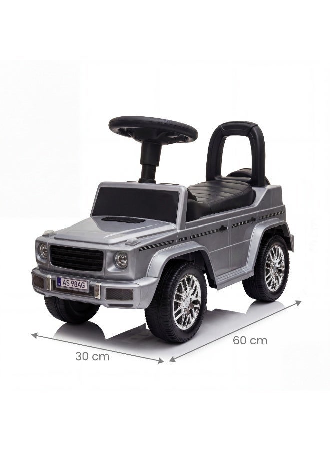 Tic Toys Kids Ride-On Push Car with Musical Steering Wheel and Safety Backrest - Toddler Foot-to-Floor Walker for Balance & Motor Skills Development - Image 2