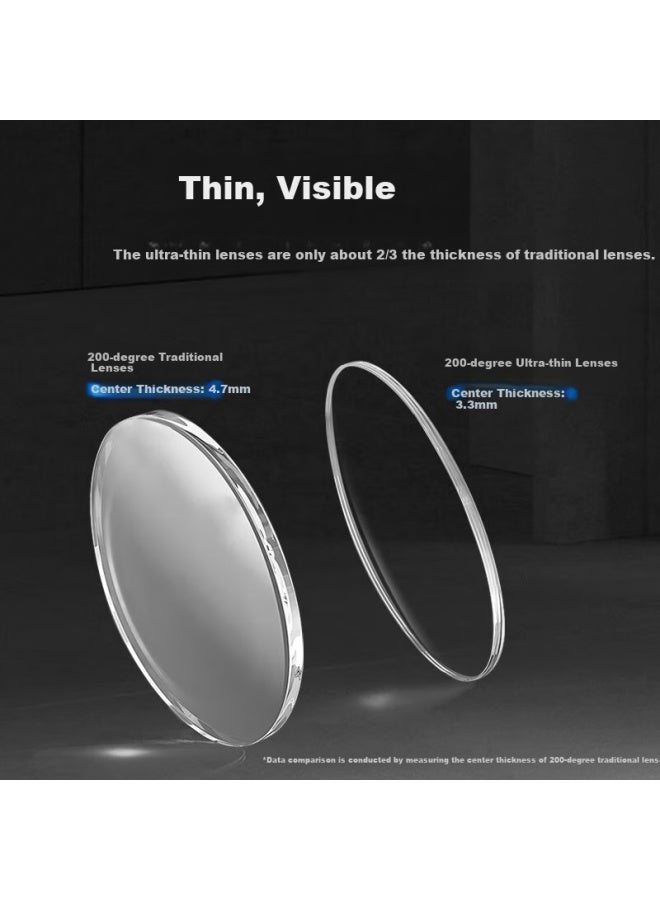Sunset Red Men's Fashion Ultra-light High Definition Blue Light Blocking Reading Gl For Presbyopia E9088g Gunmetal Gray +2.50 Strength - Image 2