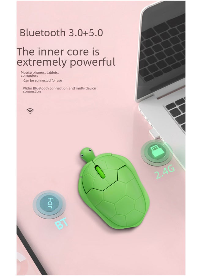 Generic - Digital Computer/laser Mouse/laser Mouse Usb Interface For Pc Laptop-Color:Wireless Strawberry Bear Mouse Battery Edition (7th Battery) - Image 1