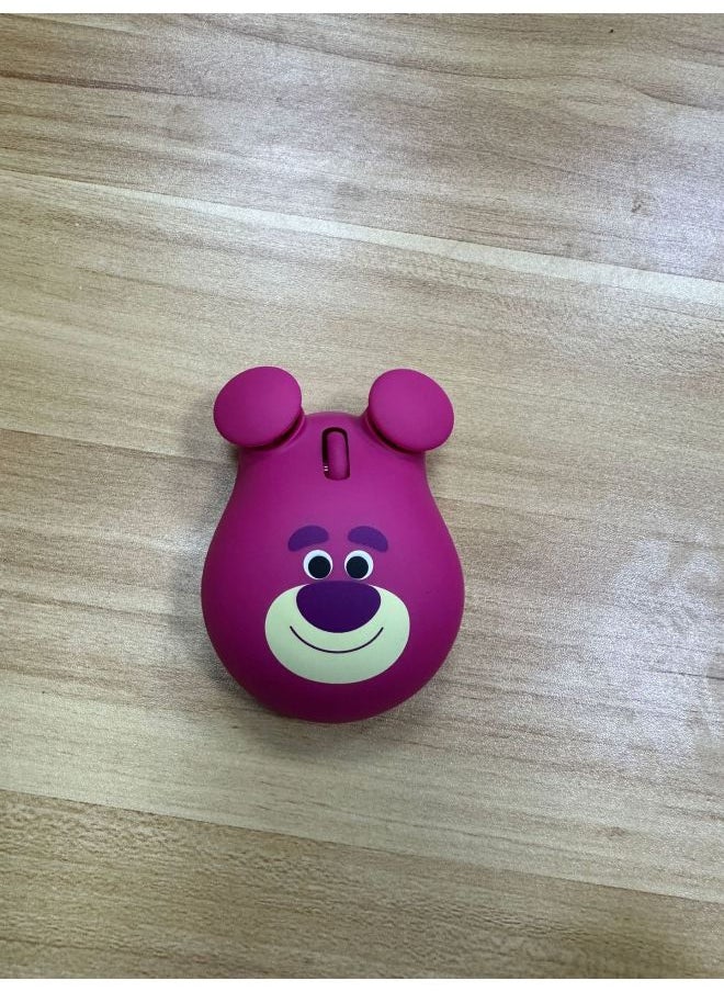 Generic - Digital Computer/laser Mouse/laser Mouse Usb Interface For Pc Laptop-Color:Wireless Strawberry Bear Mouse Battery Edition (7th Battery) - Image 1