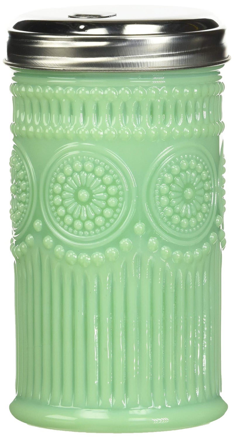 Tablecraft Tablecraft Sugar Shaker with Stainless Steel Top 30625 x 575 Green
