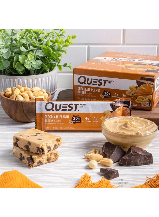 Quest Protein Bar Chocolate Peanut Butter 60g Pack of 12 - Image 5