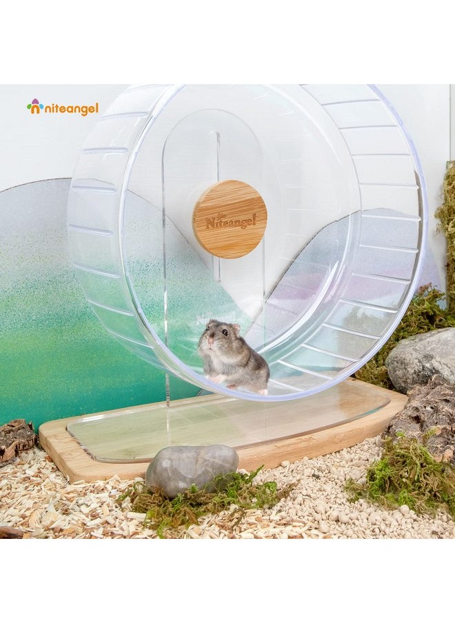 Niteangel - Niteangel Anti-Slide Hamster Wheel Platform - Fits for Niteangel Super-Silent Hamster Wheel | Acrylic Wheel | Wooden Wheel | Cloud Series Hamster Wheel (Medium) - Image 1
