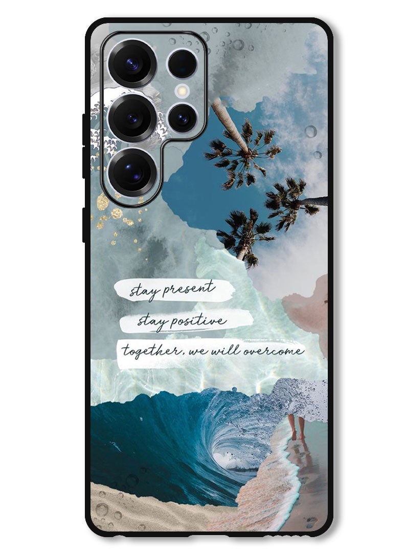 Theodor Protective Case Anti Scratch Shock Proof Bumper Cover For Samsung Galaxy S25 Ultra Stay Present - Image 1