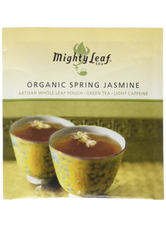 Mighty Leaf Organic Spring Jasmine - (100 Foil Wrapped Tea Pouches) 