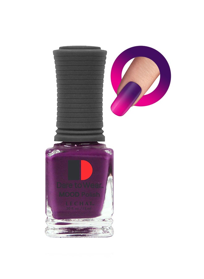 Lechat Color Changing Nail Polish 15ml Glossy Super Shine Nail Lacquer 15ml Fast Dry Long Lasting Nail Enamel Temperature Change Mood Color Polish Nail Art No Need UV LED Lamp No curing Manicure Nail Paint - Image 1