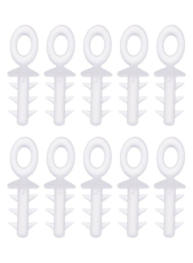 خطافات بلاستيكية لعيد الميلاد من فيكاسكي، 200 قطعة، حامل إسفنجي شفاف، خطافات زينة معلقة، أغطية زينة، حبال مقطوعة مسبقًا، مشابك تثبيت. - Image 1