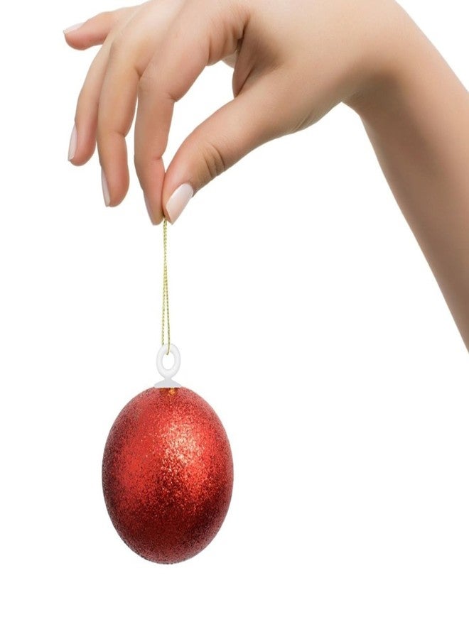 خطافات بلاستيكية لعيد الميلاد من فيكاسكي، 200 قطعة، حامل إسفنجي شفاف، خطافات زينة معلقة، أغطية زينة، حبال مقطوعة مسبقًا، مشابك تثبيت. - Image 2