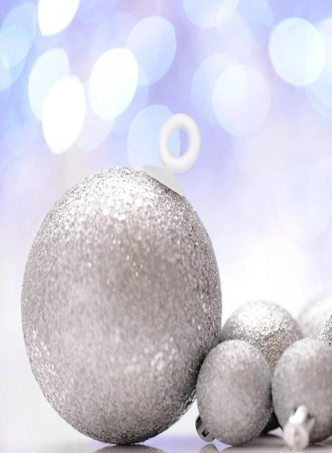 خطافات بلاستيكية لعيد الميلاد من فيكاسكي، 200 قطعة، حامل إسفنجي شفاف، خطافات زينة معلقة، أغطية زينة، حبال مقطوعة مسبقًا، مشابك تثبيت. - Image 5