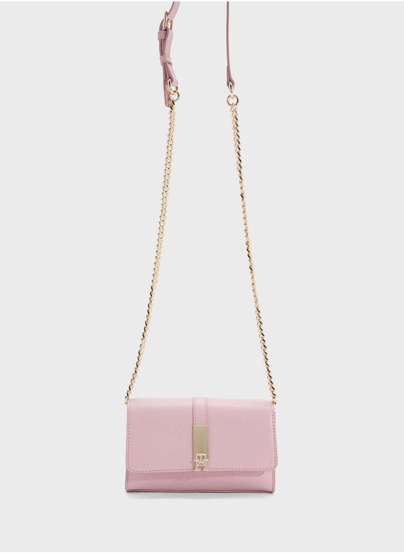 TOMMY HILFIGER HERITAGE MINI CROSSBODY BAG WITH CHAIN  - Image 1