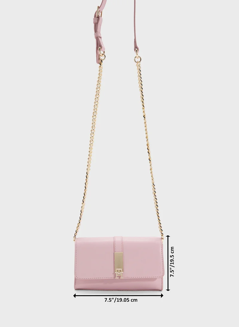 TOMMY HILFIGER HERITAGE MINI CROSSBODY BAG WITH CHAIN