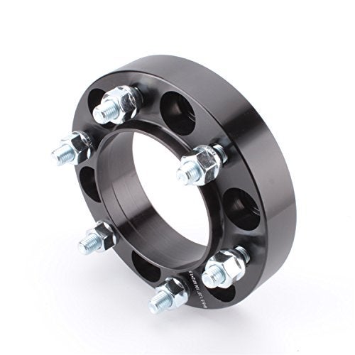 ZY WHEEL 4pcs 1.25" 6x5.5 to 6x5.5 Hub Centric Wheel Spacers 106mm Bore 12X1.5 Studs Compatible for Toyota Tacoma 4runner FJ Cruiser Land Cruiser Sequoia Lexus GX470 GX460 HL450 Black - Image 4