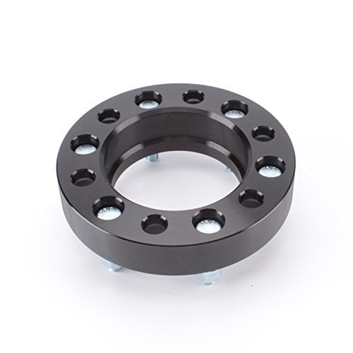 ZY WHEEL 4pcs 1.25" 6x5.5 to 6x5.5 Hub Centric Wheel Spacers 106mm Bore 12X1.5 Studs Compatible for Toyota Tacoma 4runner FJ Cruiser Land Cruiser Sequoia Lexus GX470 GX460 HL450 Black - Image 3