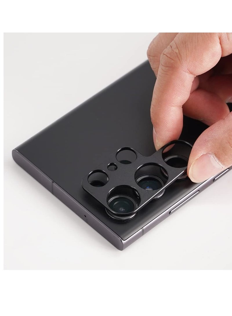 Ibywind Screen Protector For Samsung Galaxy S23 Ultra 5g 6.8 Inches With 2pcs Flexible Tpu Film 1pc Camera Lens Protector 1pc Backing Carbon Fiber Film Fingerprint Reader Easy To Install - Image 5