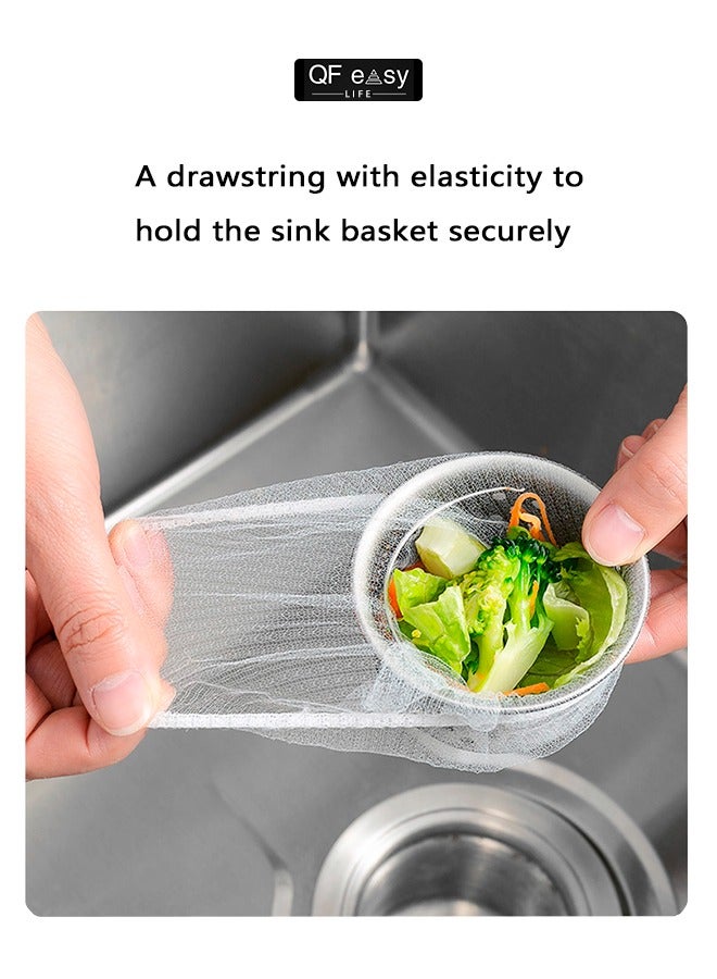 Kitchen Sink Strainer Bags Cookware Accessories Cleaning Supplies Kitchen Organizers Disposable Filter Bags for Collecting Food Waste Residue Garbage Leftover  - Image 3